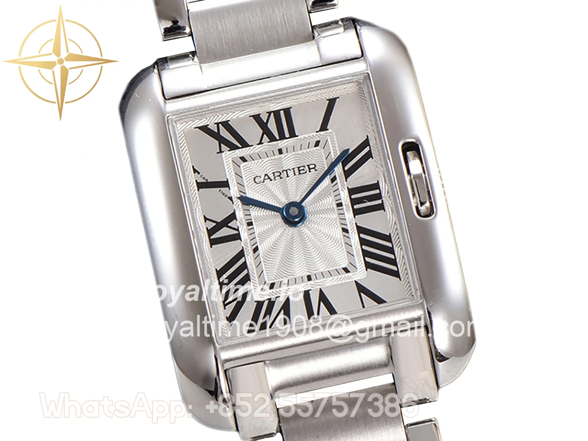 Cartier Tank Anglaise 30.2mm White Dial in Steel - Image 2