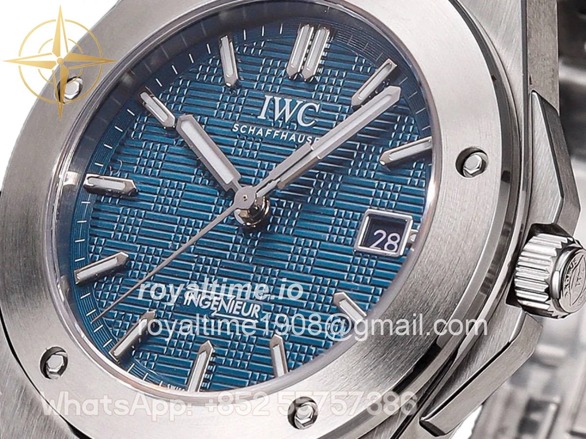 IWC Ingenieur IW3289 Blue Dial Automatic 40 - Image 2