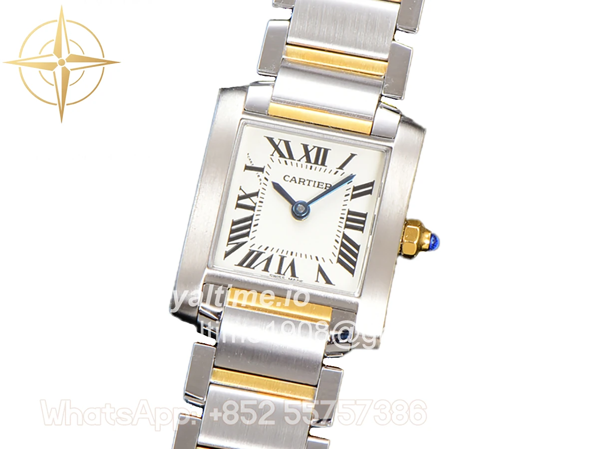 Cartier Tank Francaise Watch Small Steel/Yellow Gold - Image 2