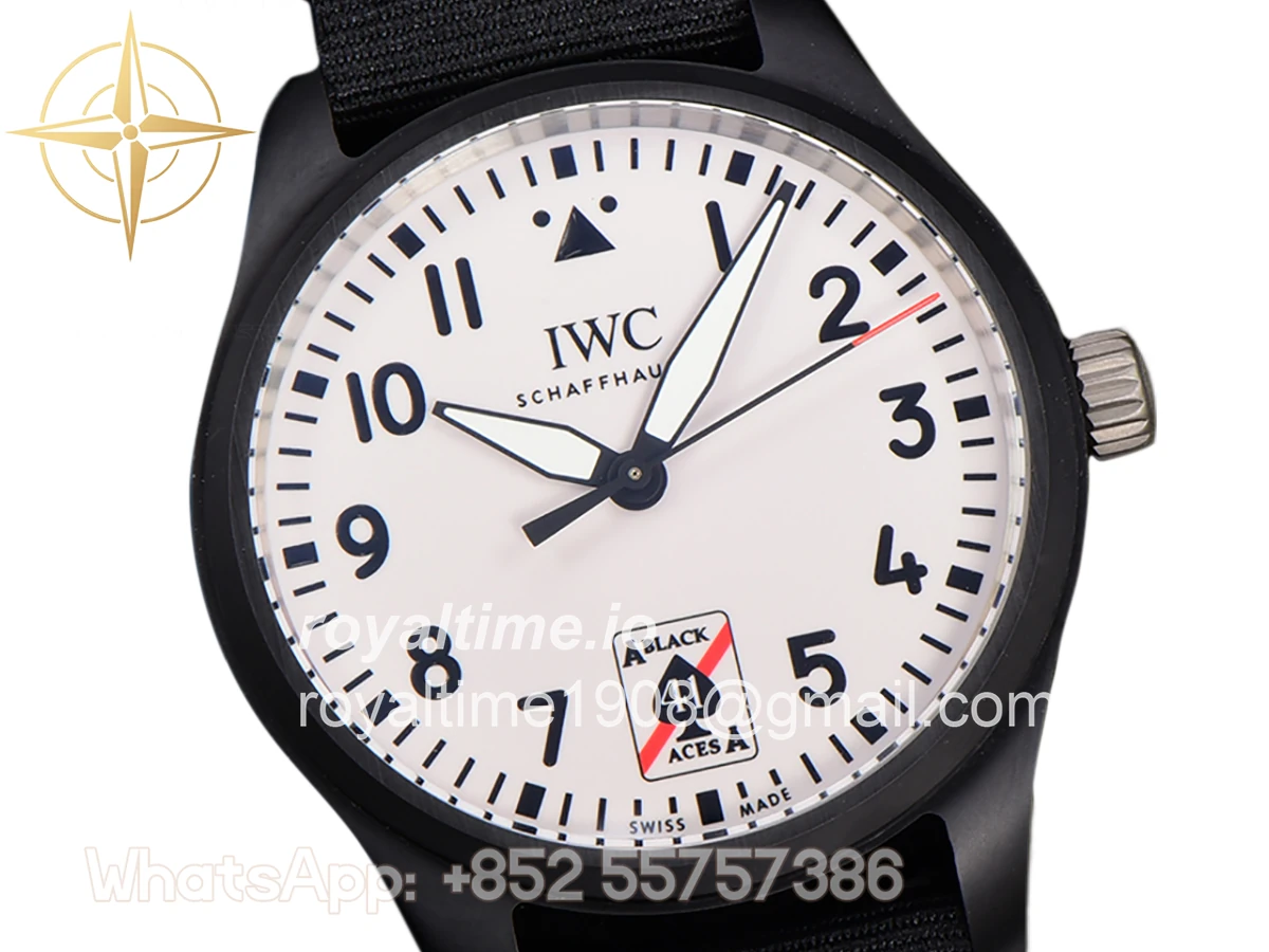 IWC Pilot’s Watch IW326905 Automatic 41 Black Aces - Image 2