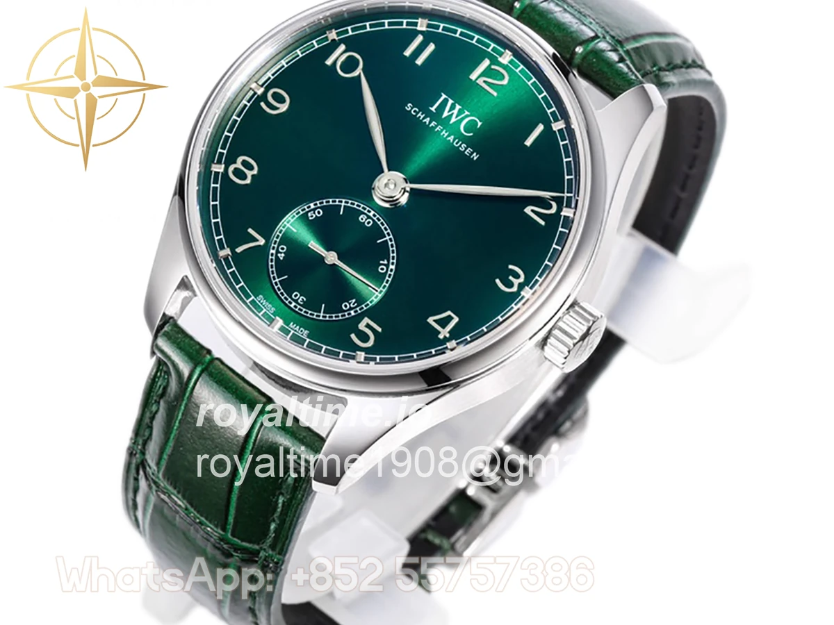 IWC Portugieser Automatic 40 IW358310 Green Dial in Steel - Image 2