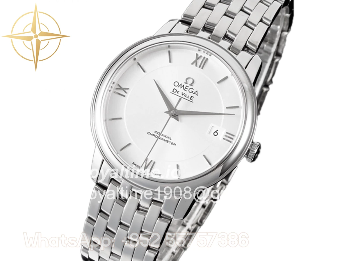 Omega De Ville Co-Axial Chronometer 36.8mm Silver Dial in Steel on Bracelet - Image 2