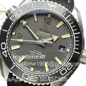 Omega Seamaster Planet Ocean 600M 43.5mm Grey Dial Steel on Rubber Strap