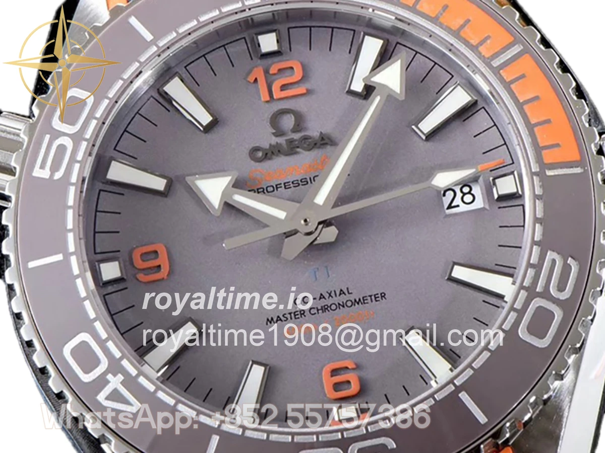 Omega Seamaster Planet Ocean 600M 43.5mm Titanium on Rubber Strap - Image 2