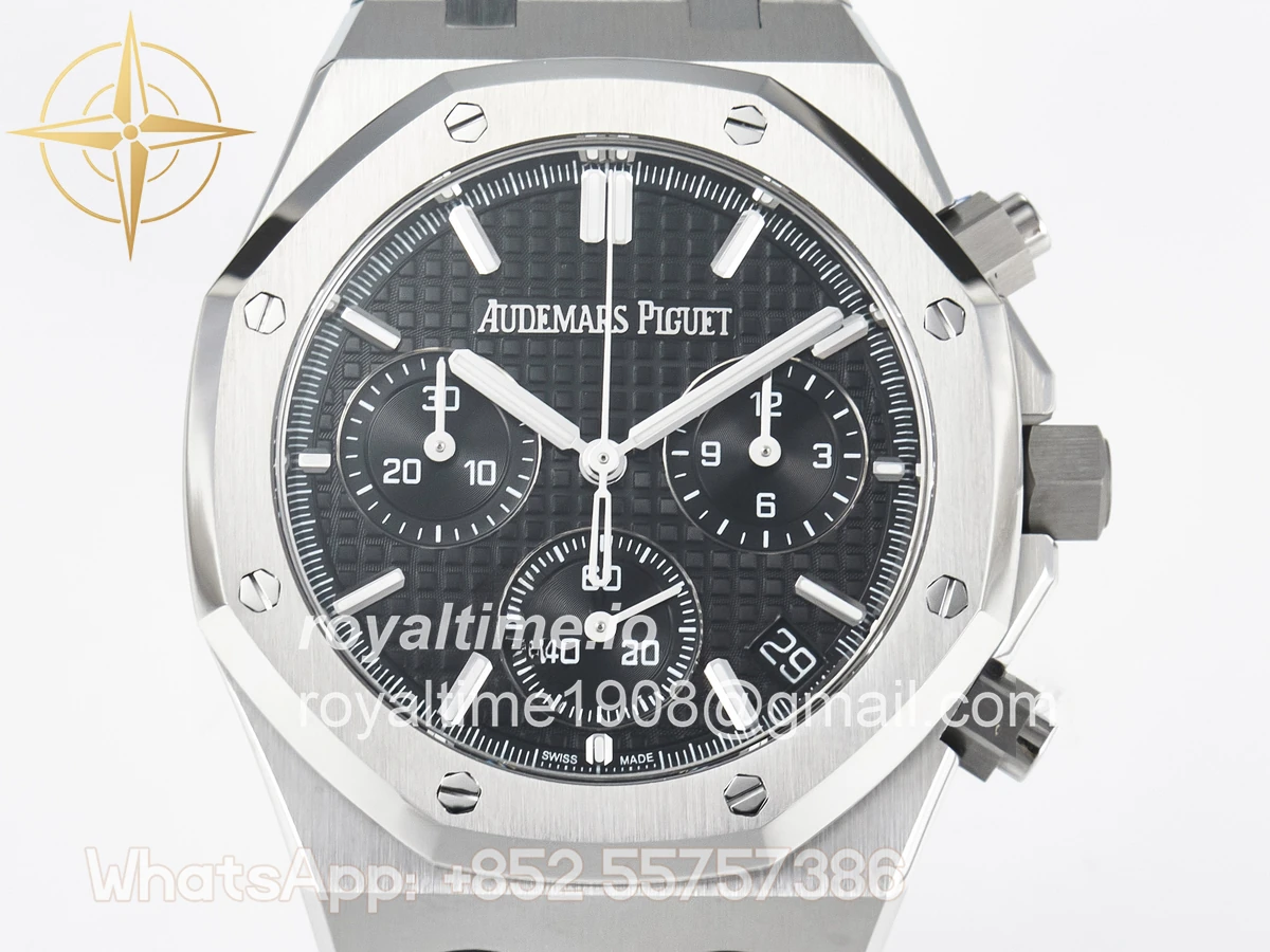 Audemars Piguet Royal Oak Chrono 26240 SS APSF Black Dial on SS Bracelet SA4401 - Image 2