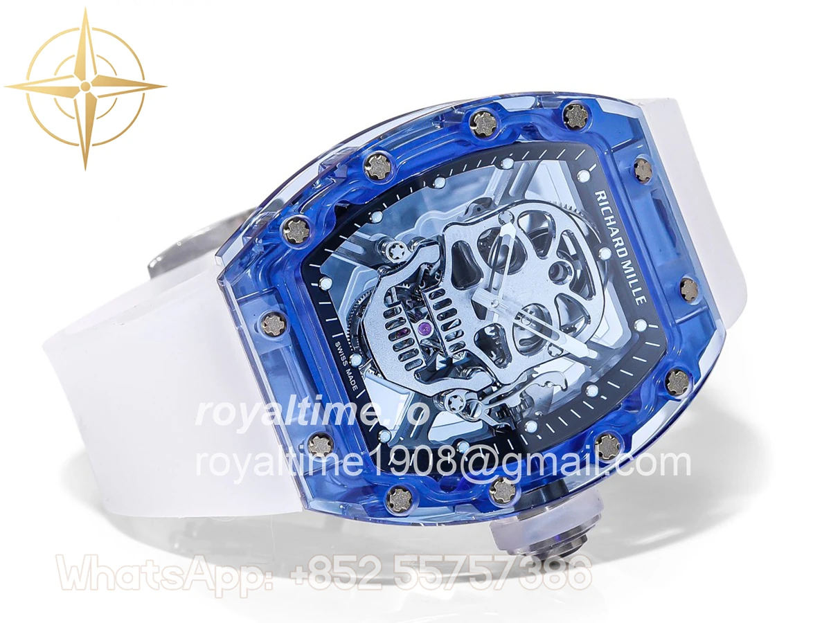 Richard Mille RM 027-01 Tourbillon Blue Sapphire Skull - Image 2