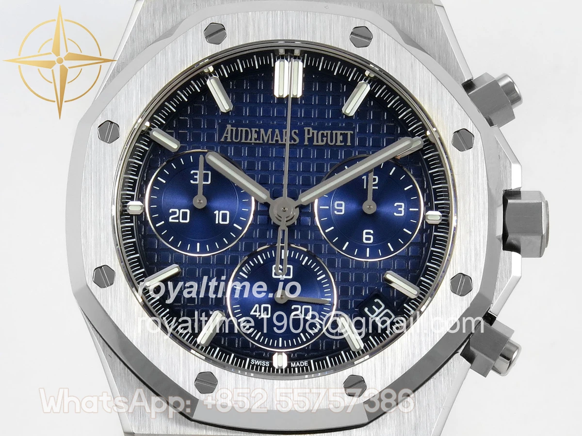 Audemars Piguet Royal Oak Chrono 26240 SS DDSF Blue Ombre Dial on SS Bracelet DD4401 - Image 2