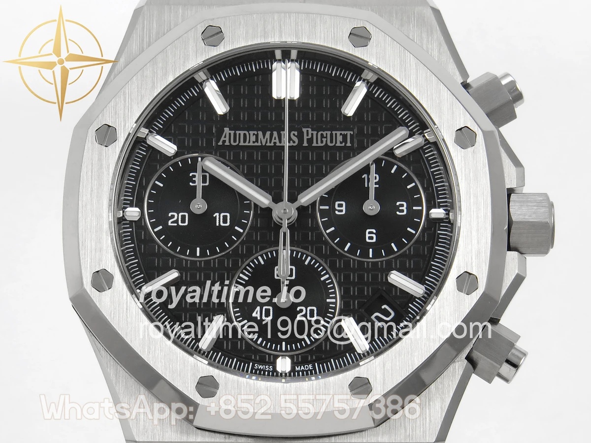 Audemars Piguet Royal Oak Chrono 26240 SS TOPF Black Dial on SS Bracelet SA4401 - Image 2