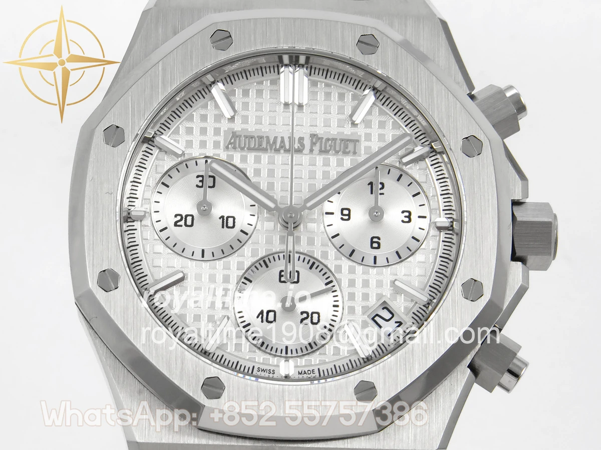 Audemars Piguet Royal Oak Chrono 26240 SS TOPF Sliver Dial on SS Bracelet SA4401 - Image 2