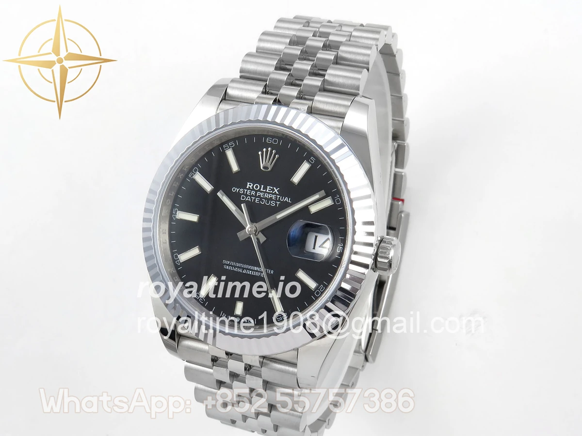 Rolex DateJust 41 126334 904L SS SCF Black Dial on Jubilee Bracelet VR3235 - Image 3