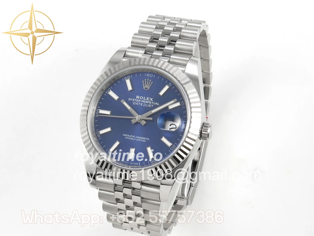 Rolex DateJust 41 126334 904L SS SCF Blue Dial on Jubilee Bracelet VR3235 - Image 3