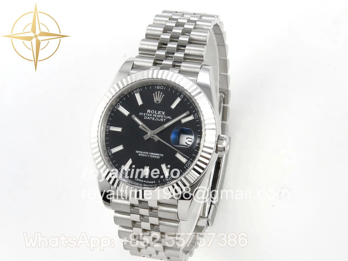 Rolex DateJust 41 126334 Clean Plus Black Stick Dial on Jubilee Bracelet JH3235 (Free Sprung) Weighted 133g - Image 3