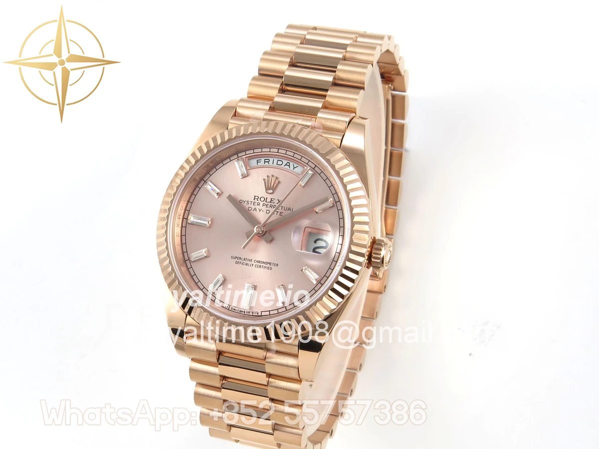 Rolex DayDate 40 228235 ARF RG Crystal Dial on President Bracelet VR3255 - Image 3
