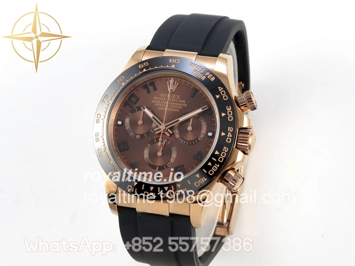 Rolex Daytona 116515 QF Brown Dial on Oysterflex Strap SA4130 V11 (Gain Weight) 160g - Image 3