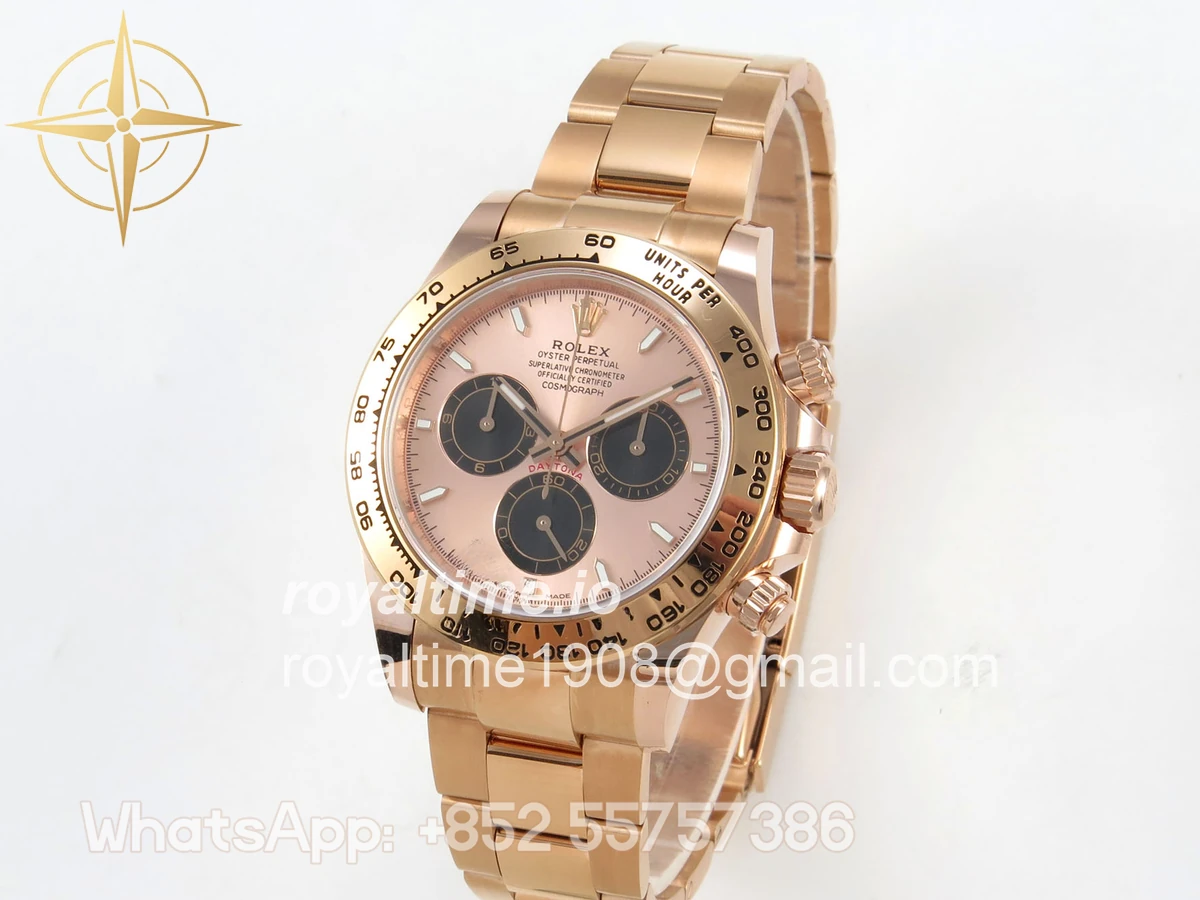 Rolex Daytona 126505 BTF RG/Black Dial on RG Braclet DD4131 (Weighted) 220g - Image 3