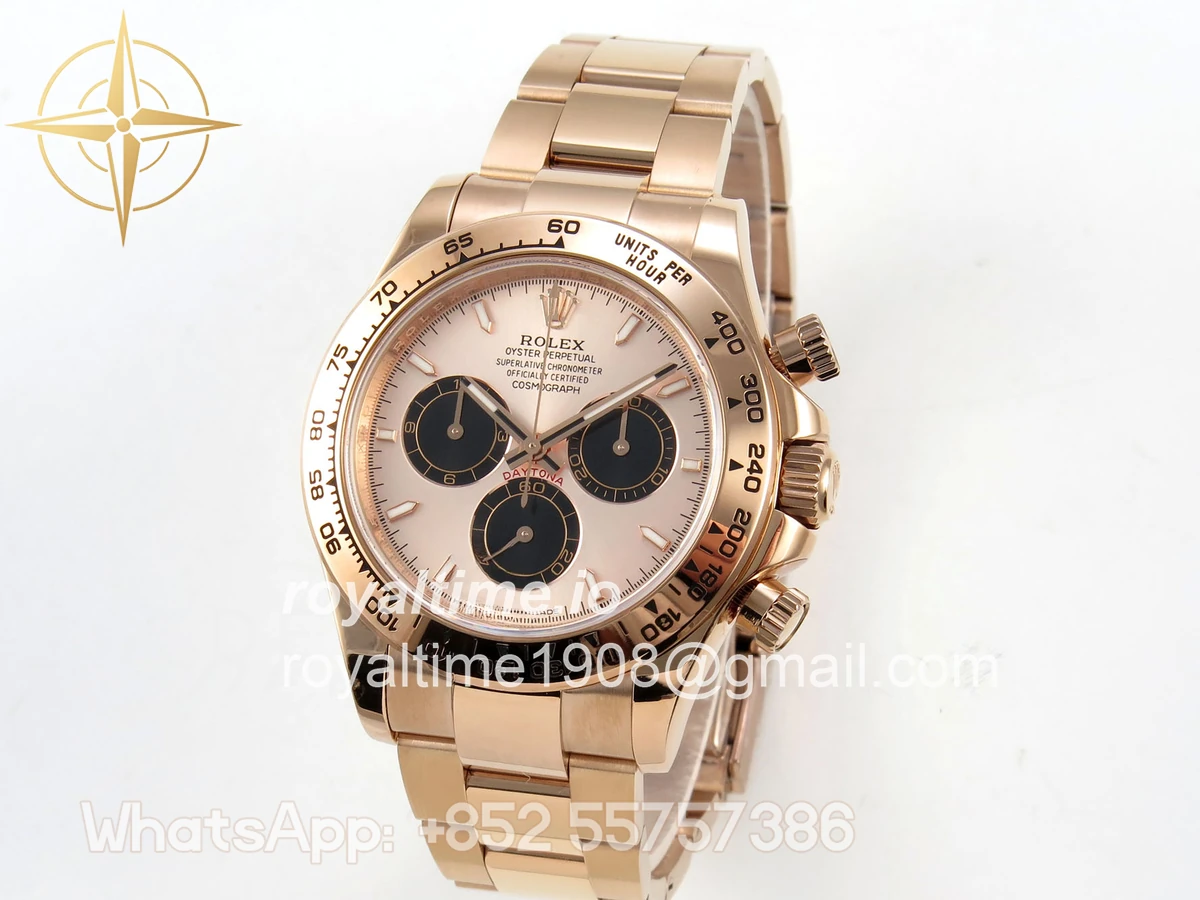 Rolex Daytona 126505 RG UFO RG/Black Dial on RG Bracelet UF4131 (Free Sprung) - Image 3
