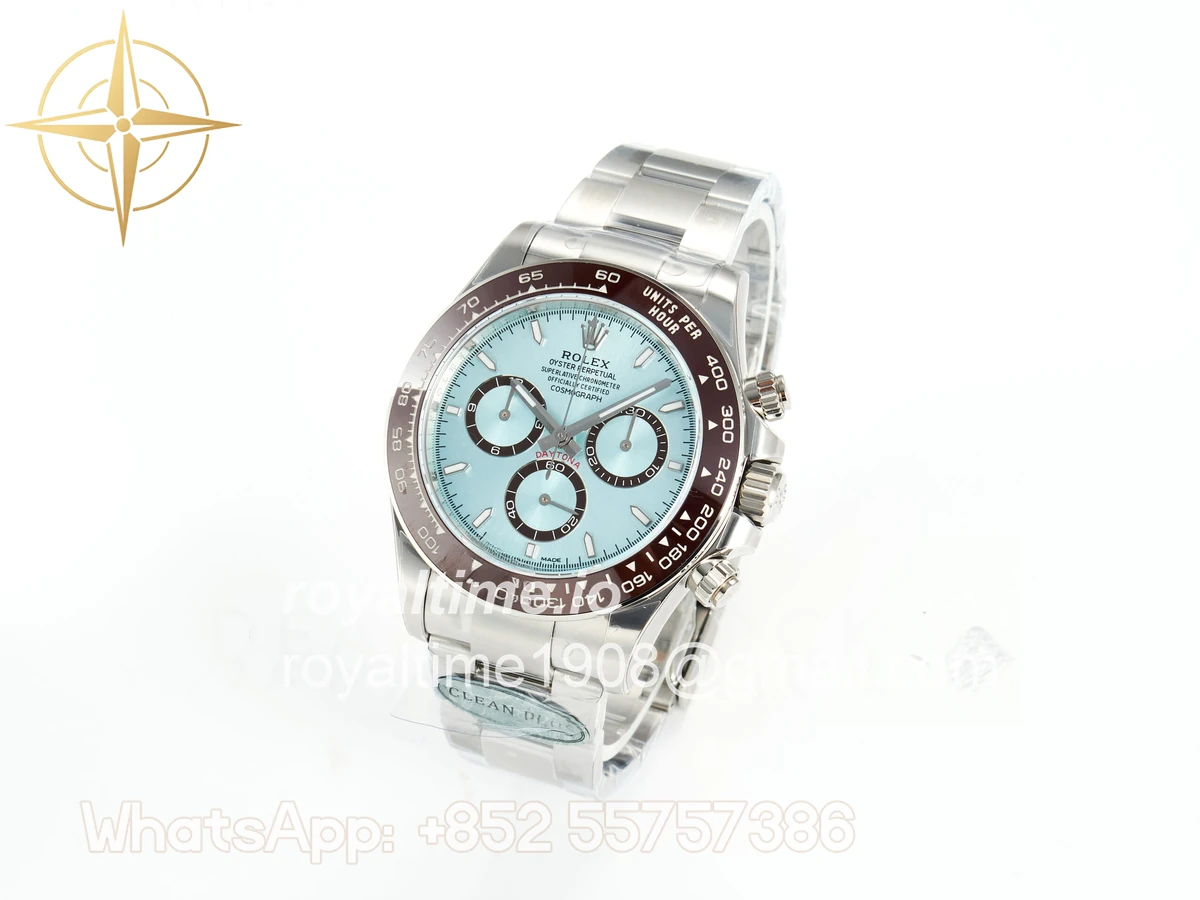 Rolex Daytona 126506 SS Clean Plus 904L Steel Ice Blue Dial on Oysterflex Strap DD4131 - Image 3