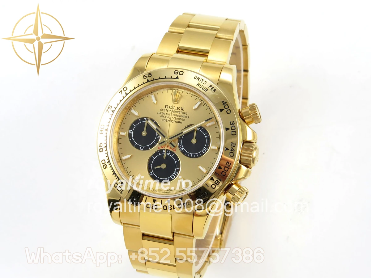 Rolex Daytona 126508 YG UFO YG/Black Dial on YG Bracelet UF4131 (Free Sprung) - Image 3