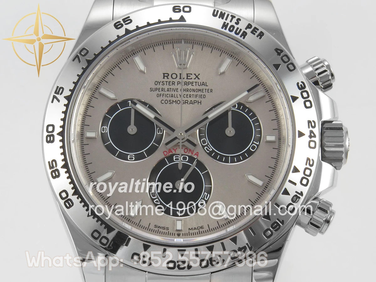 Rolex Daytona 126509 SS Clean Plus Gray/Black Dial on Oysterflex Strap DD4131 - Image 3