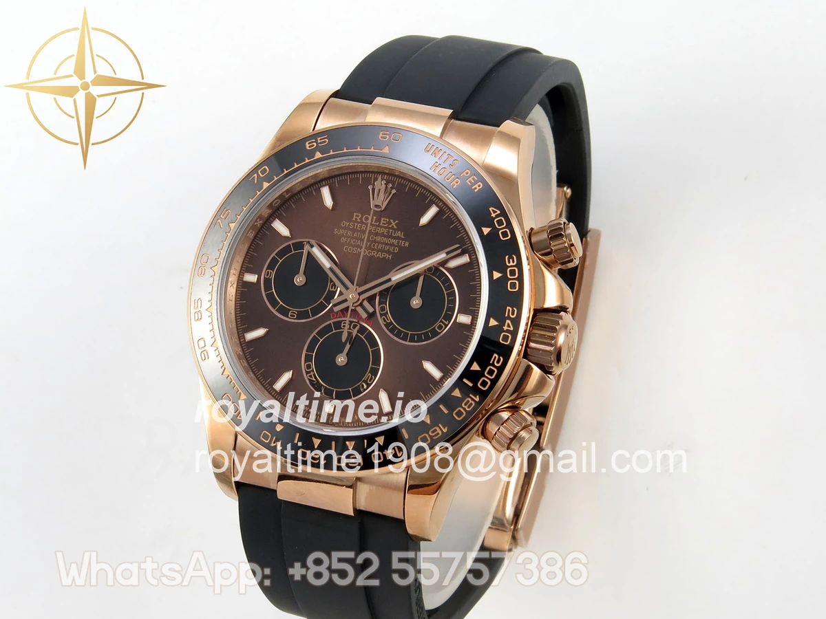 Rolex Daytona 126515 QF Brown Dial on Oysterflex Strap JH4131 V18 (Free Sprung) Weighted 157g - Image 3