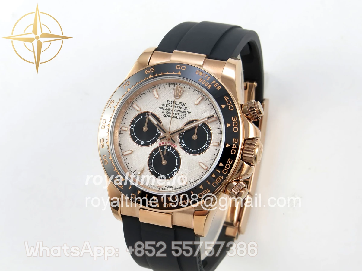 Rolex Daytona 126515 QF Meteorite Dial on Oysterflex Strap JH4131 V18 (Free Sprung) Weighted 157g - Image 3