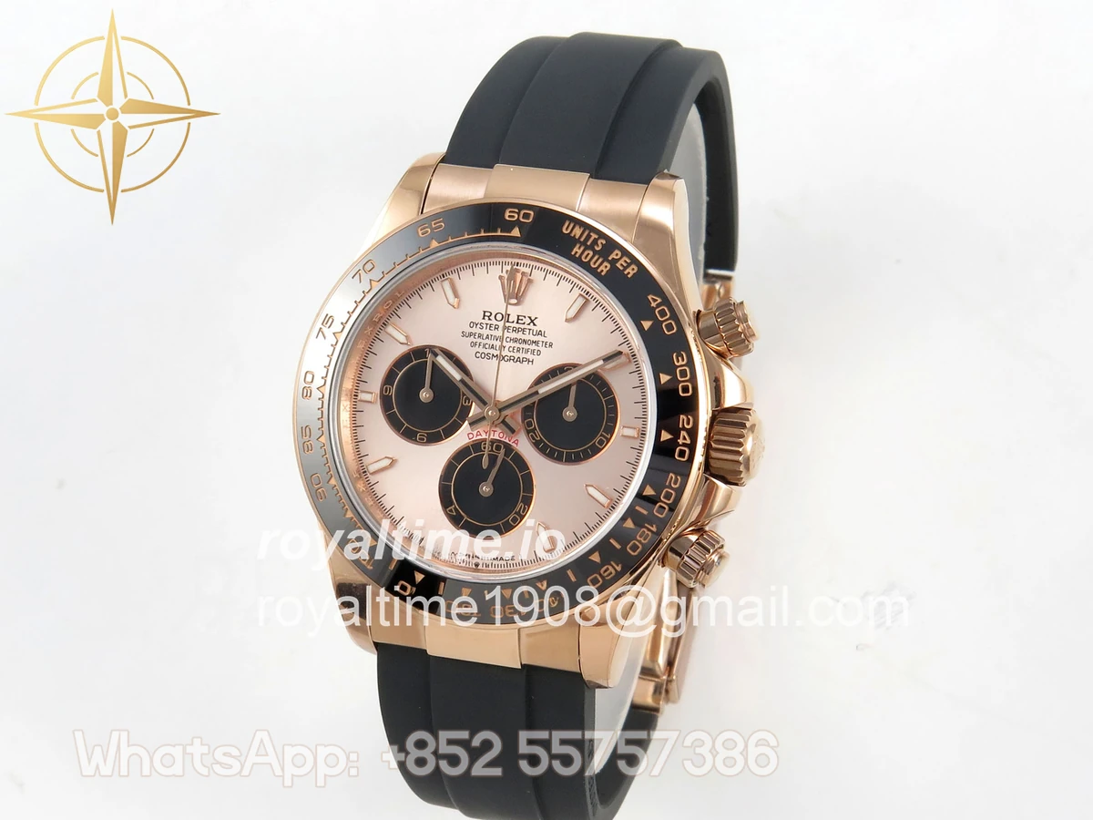 Rolex Daytona 126515 UFO RG/Black Dial on Oysterflex Strap UF4131 - Image 3