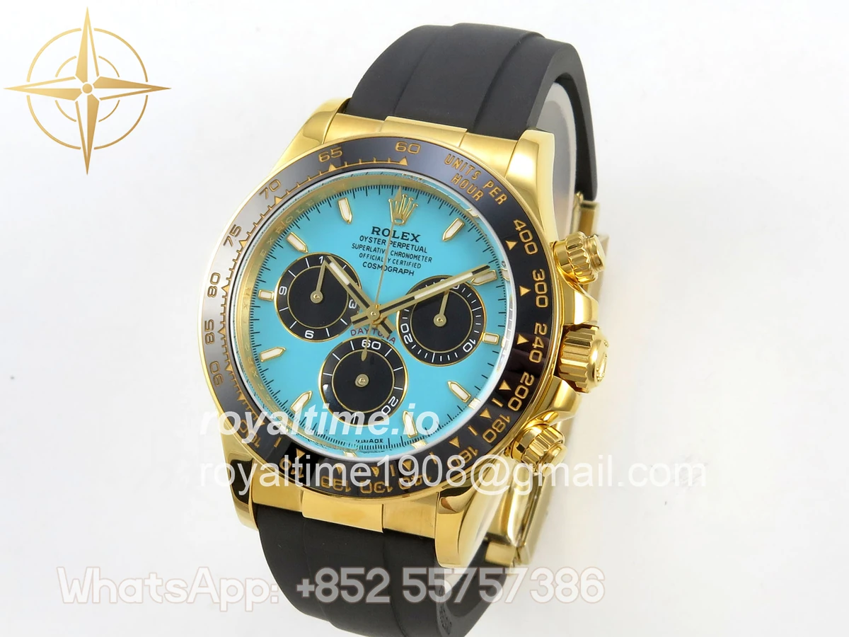 Rolex Daytona 126518 TMF Tiffany Blue Dial on Oysterflex Strap DD4131(162g) - Image 3