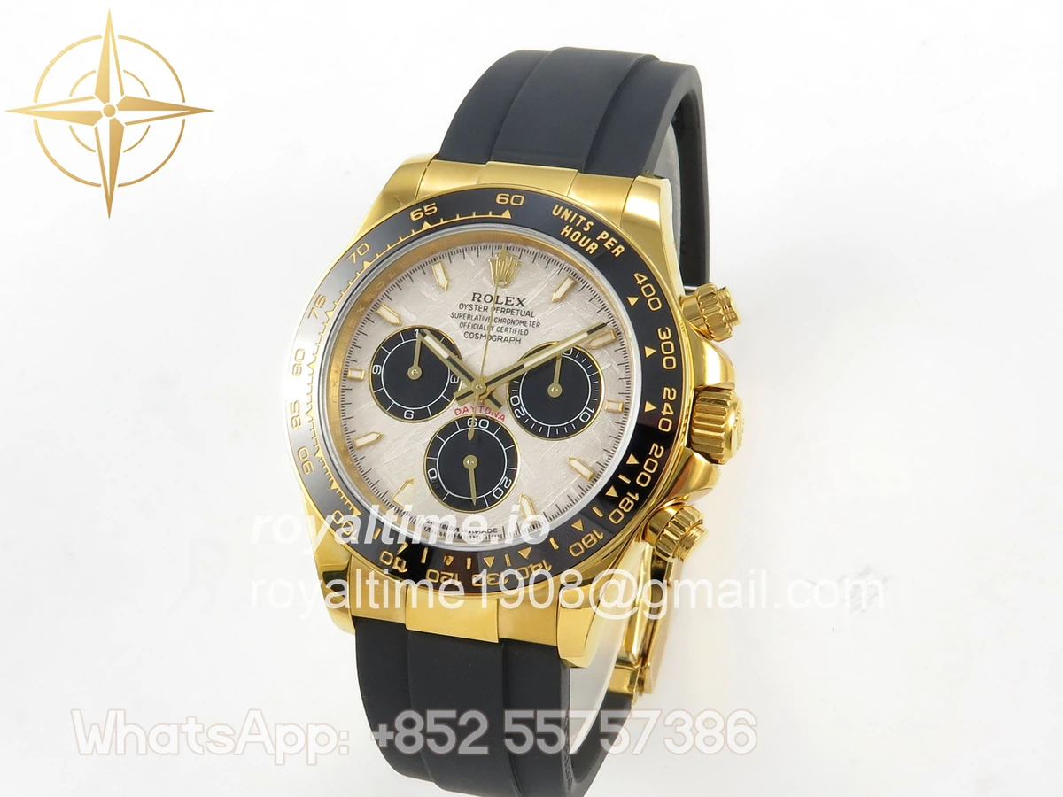 Rolex Daytona 126518 UFO Meteorite Dial on Oysterflex Strap UF4131 - Image 3