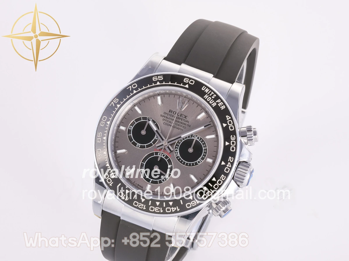 Rolex Daytona 126519 3BF Gray/Black Dial Sticks Markers on Oysterflex Strap Weighted 160g - Image 3