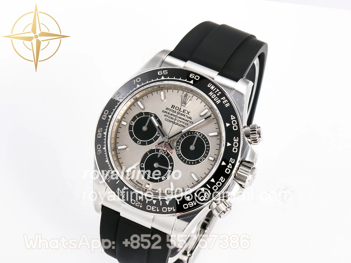 Rolex Daytona 126519 SS Clean Plus 904L Steel Gray/Black Dial on Oysterflex Strap DD4131 - Image 3