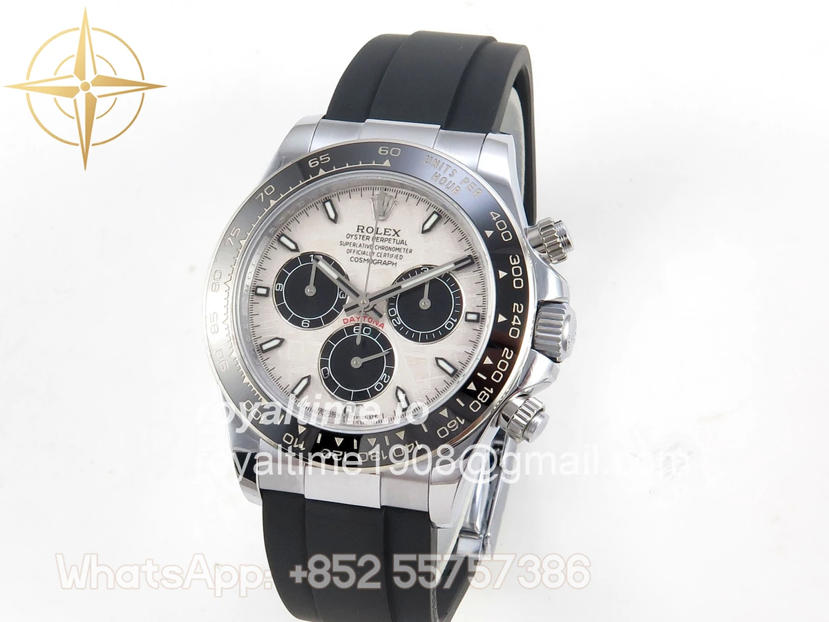 Rolex Daytona 126519 SS UFO 11:1 904L Steel Meteorite Dial on SS Bracelet UF4131 (Free Sprung) - Image 3