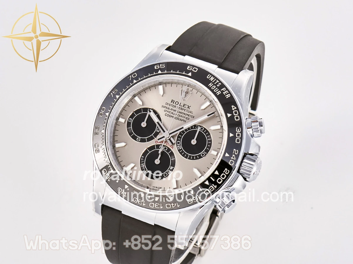 Rolex Daytona 126519 TMF Gray/Black Dial on Oysterflex Strap DD4131 - Image 3