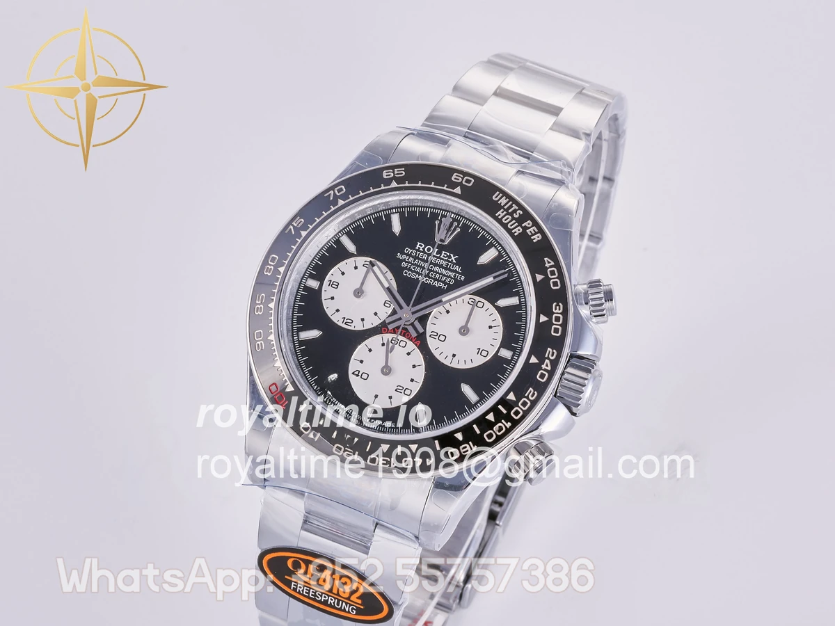 Rolex Daytona 126529 LN Le Mans QF on SS Bracelet JH4132 Free Sprung (Weighted) 175g - Image 3