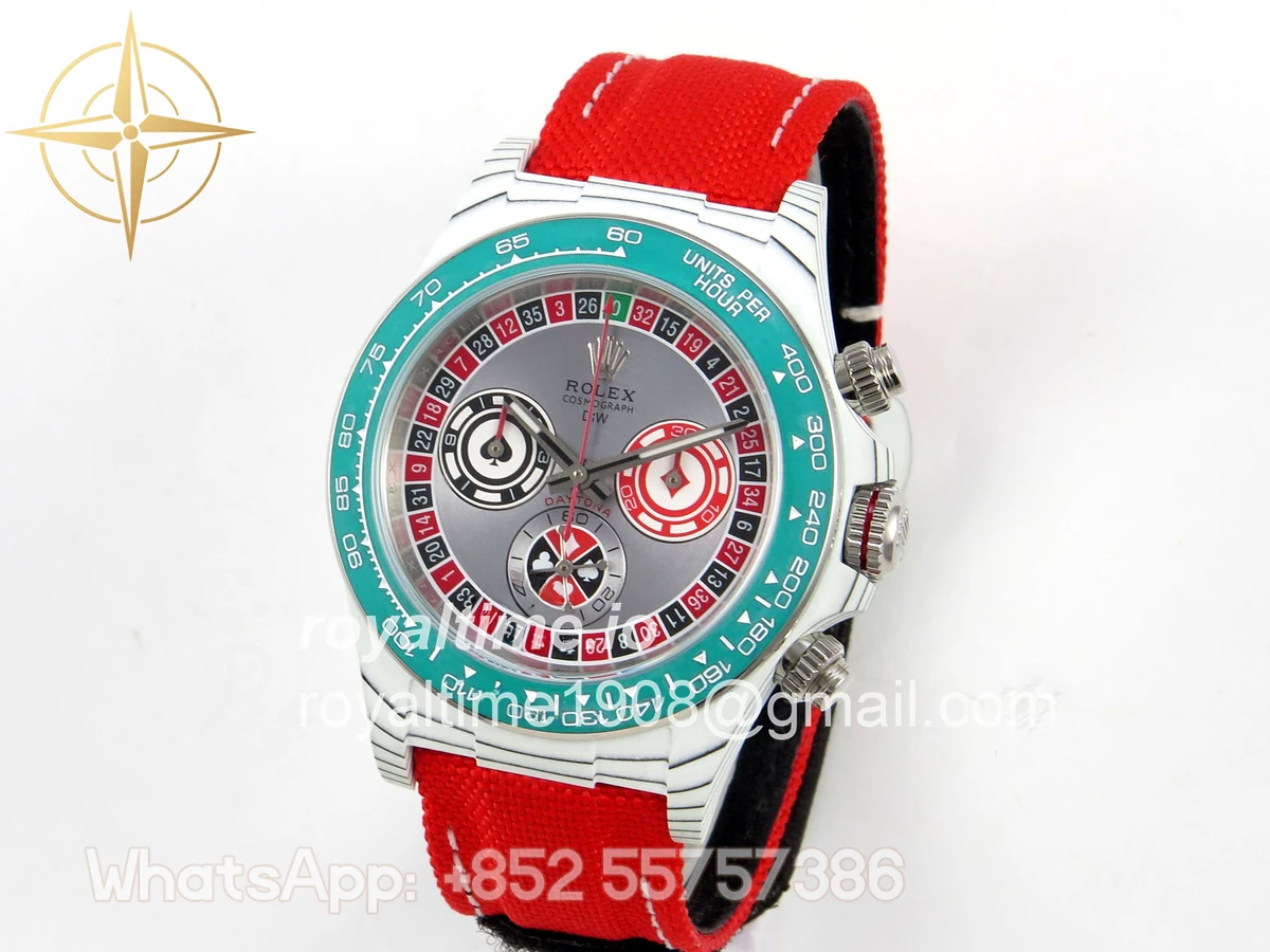 Rolex Daytona DIW White Carbon "LUCKY PLAYER QF" DIWF DD4801 - Image 3