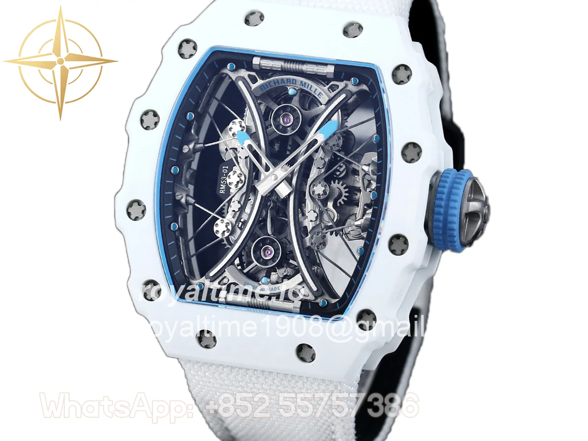 Richard Mille RM053-01 Richard Mille Pablo MacDonough in White Strap - Image 3