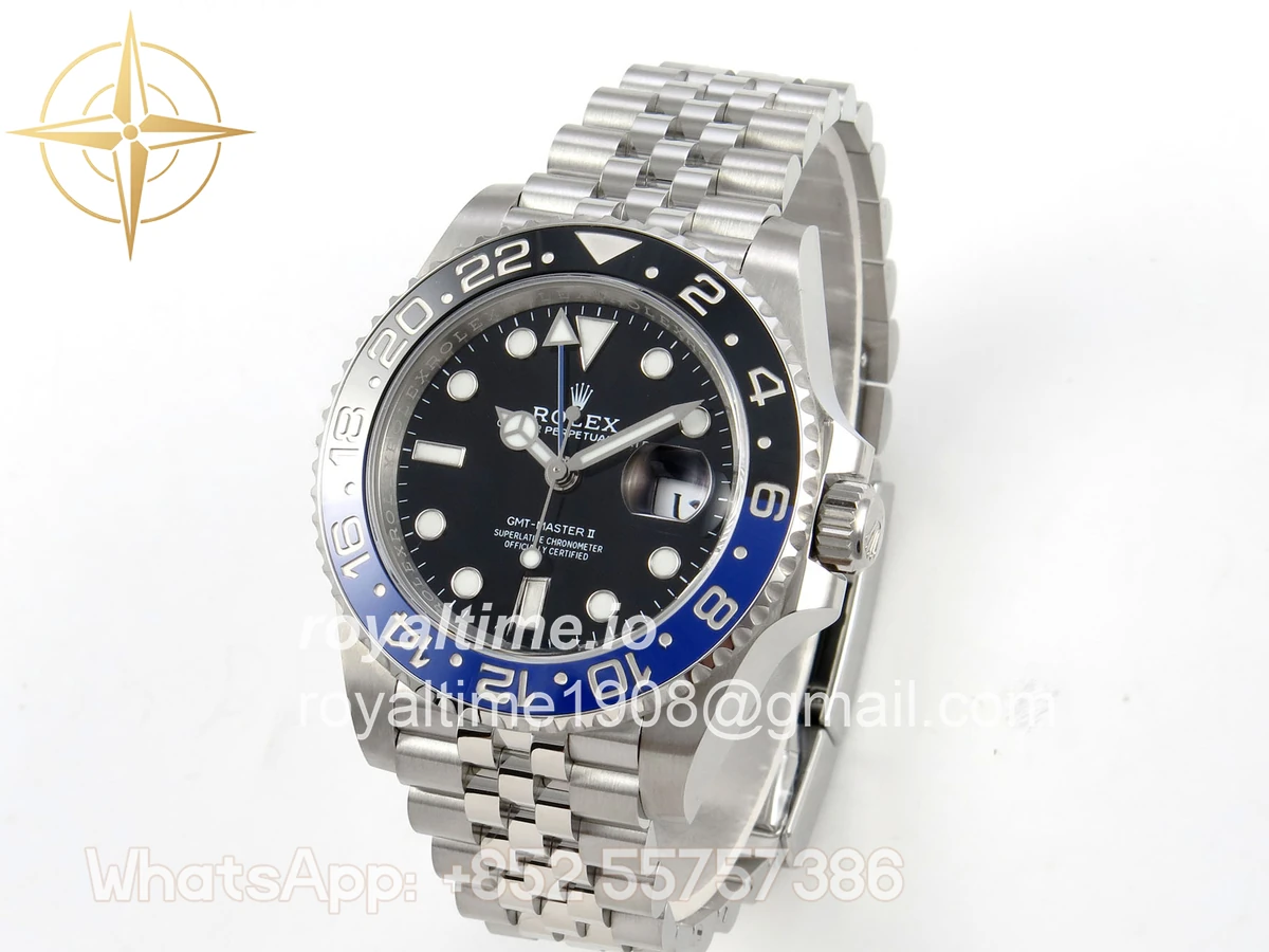 Rolex GMT-Master II 126710 BLNR 904L Steel RF on Jubilee Bracelet JH3285 (Free Sprung) - Image 3