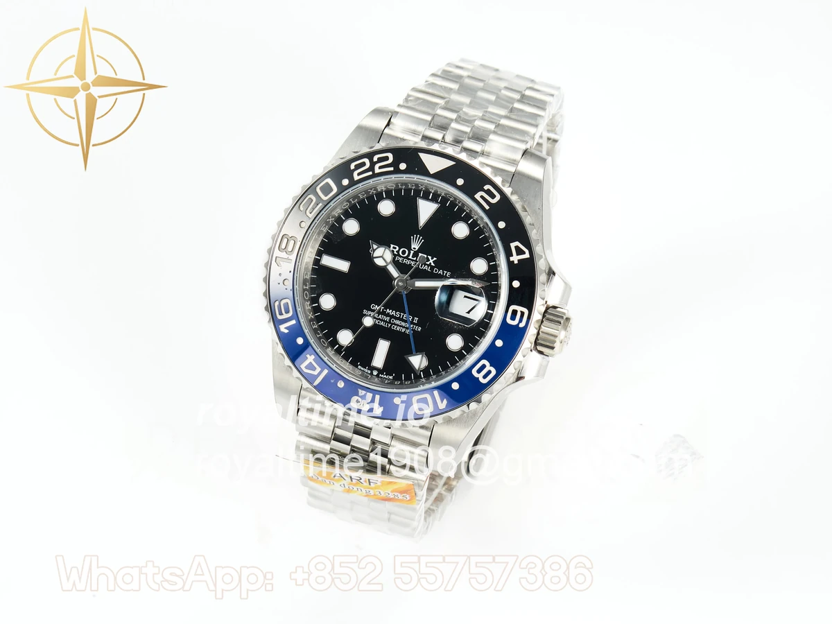 Rolex GMT-Master II 126710 BLNR Black/Blue Ceramic ARF on Jubilee Bracelet DD3285 CHS V3 - Image 3