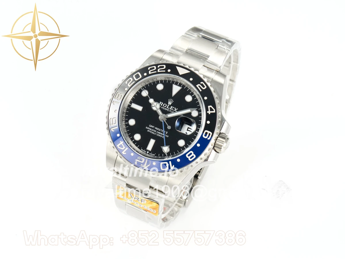 Rolex GMT-Master II 126710 BLNR Black/Blue Ceramic ARF on Oyster Bracelet DD3285 CHS V3 - Image 3