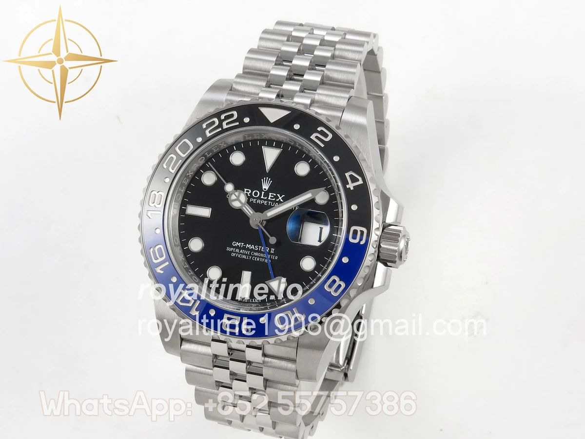 Rolex GMT-Master II 126710 BLNR Black/Blue Ceramic Clean Plus on Jubilee Bracelet DD3285 - Image 3