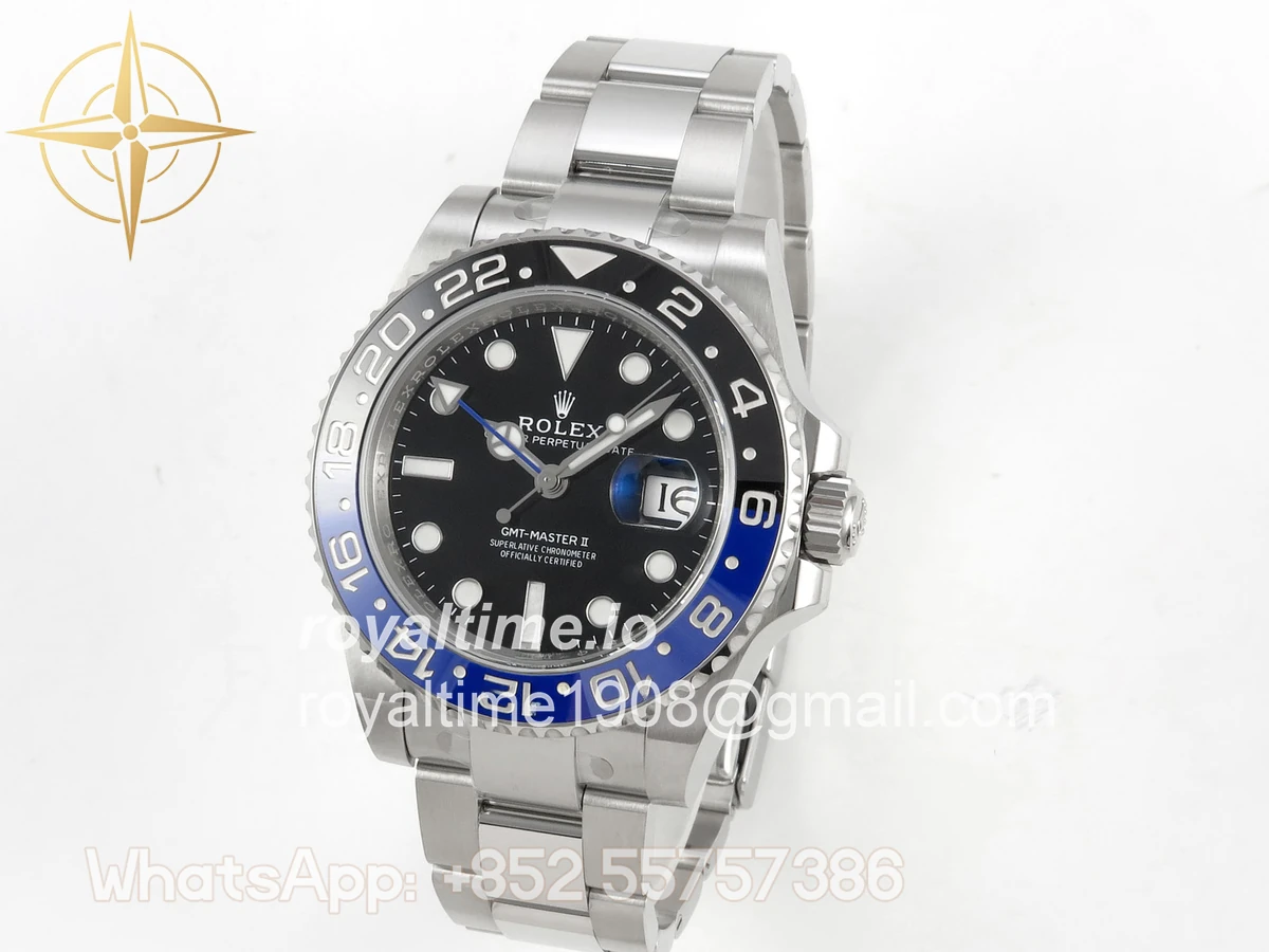 Rolex GMT-Master II 126710 BLNR Black/Blue Ceramic Clean Plus on Oyster Bracelet DD3285 - Image 3