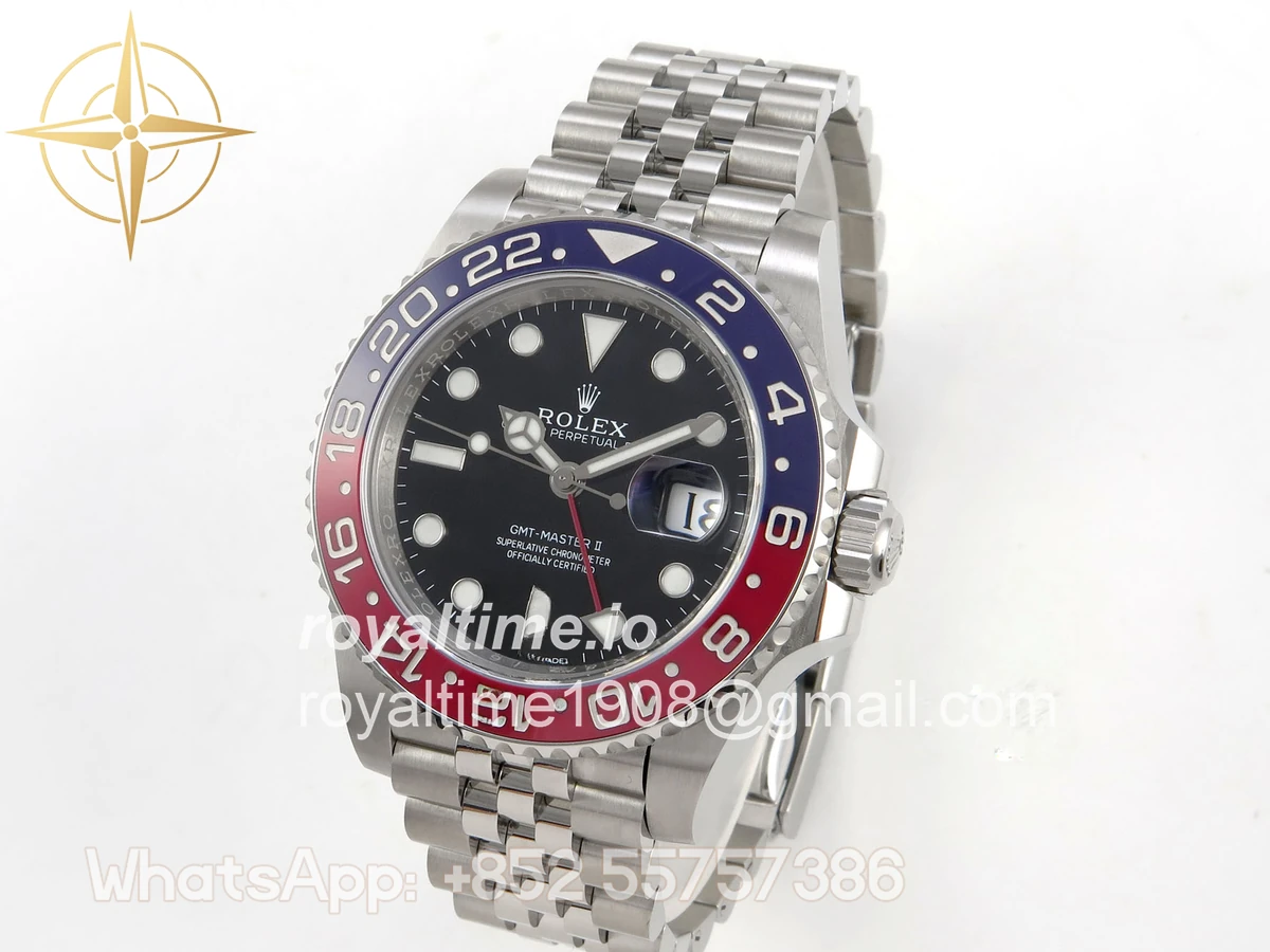 Rolex GMT-Master II 126710 BLRO 904L Steel ERF on Jubilee Bracelet JH3285 (Free Sprung) - Image 3