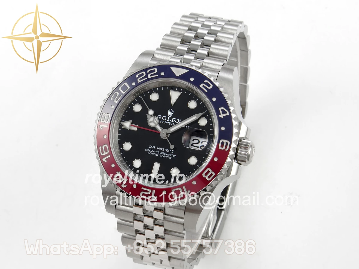 Rolex GMT-Master II 126710 BLRO 904L Steel RF on Jubilee Bracelet JH3285 - Image 3