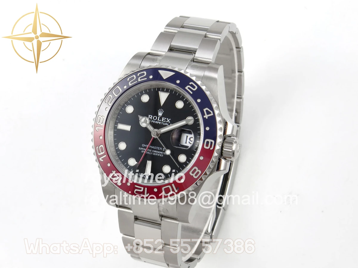 Rolex GMT-Master II 126710 BLRO 904L Steel RF on Oyster Bracelet JH3285 (Free Sprung) - Image 3