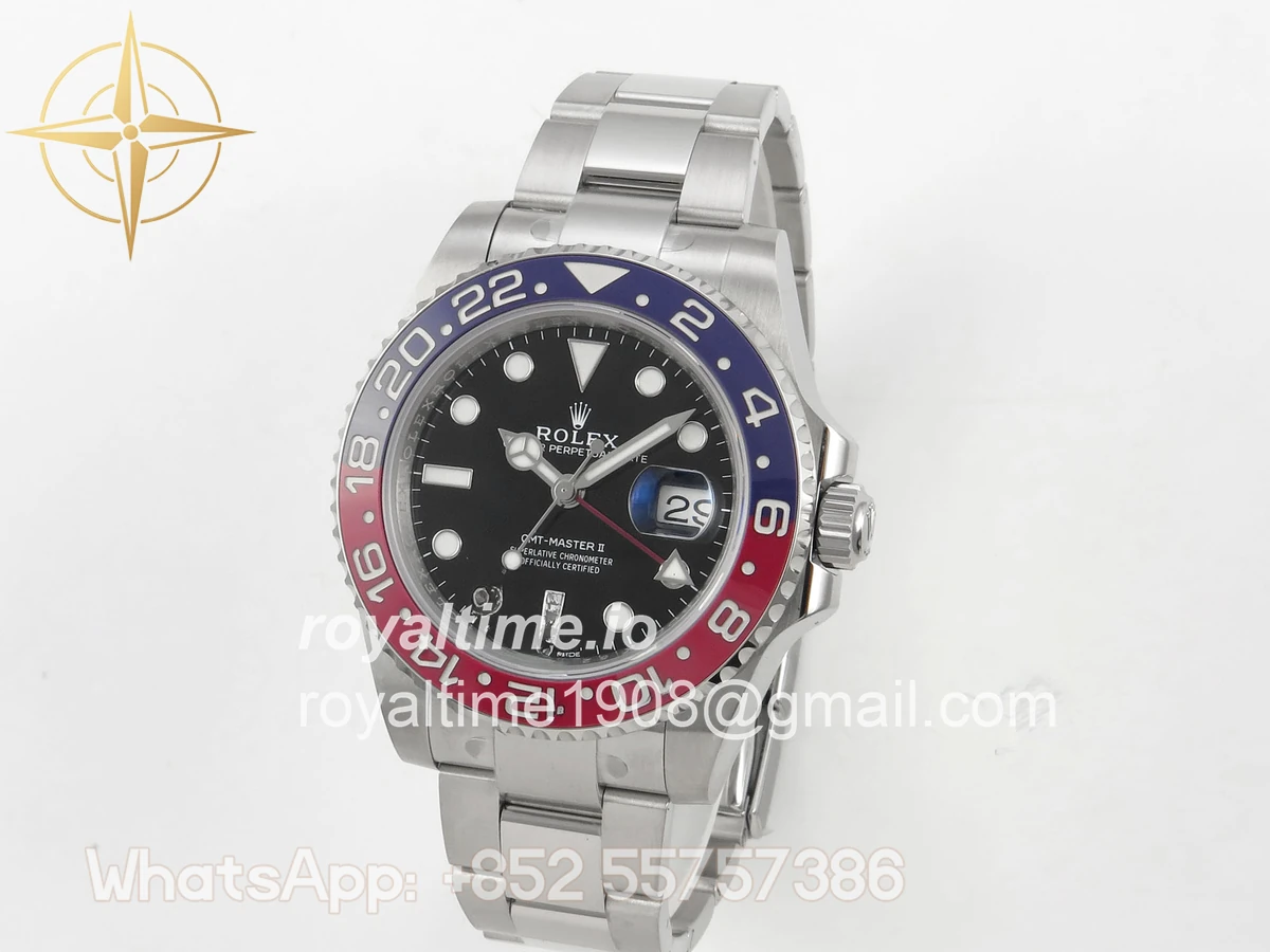 Rolex GMT-Master II 126710 BLRO 904L Steel SCF Black Dial on Oyster Bracelet SH3285 CHS - Image 3