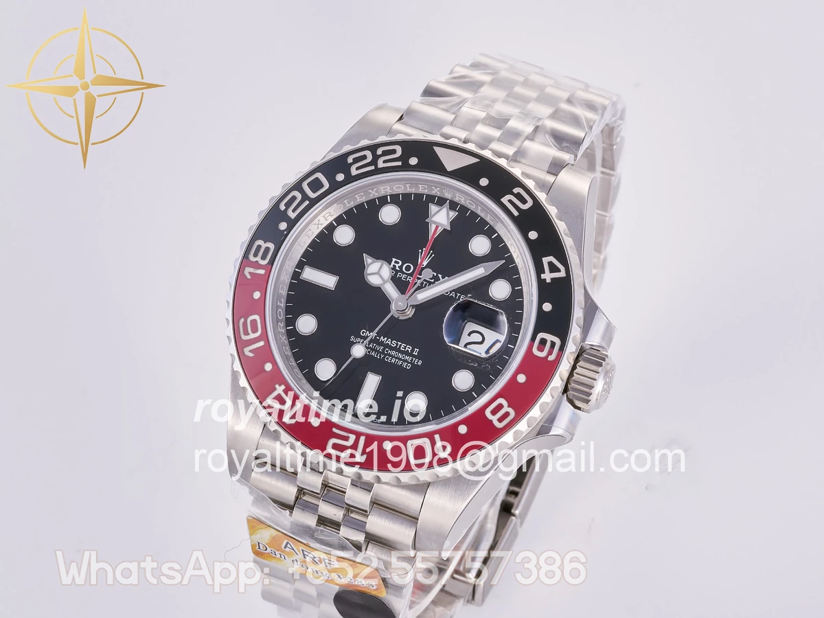 Rolex GMT-Master II 126710 Coke 904L Steel ARF on Jubilee Bracelet DD3285 CHS - Image 3