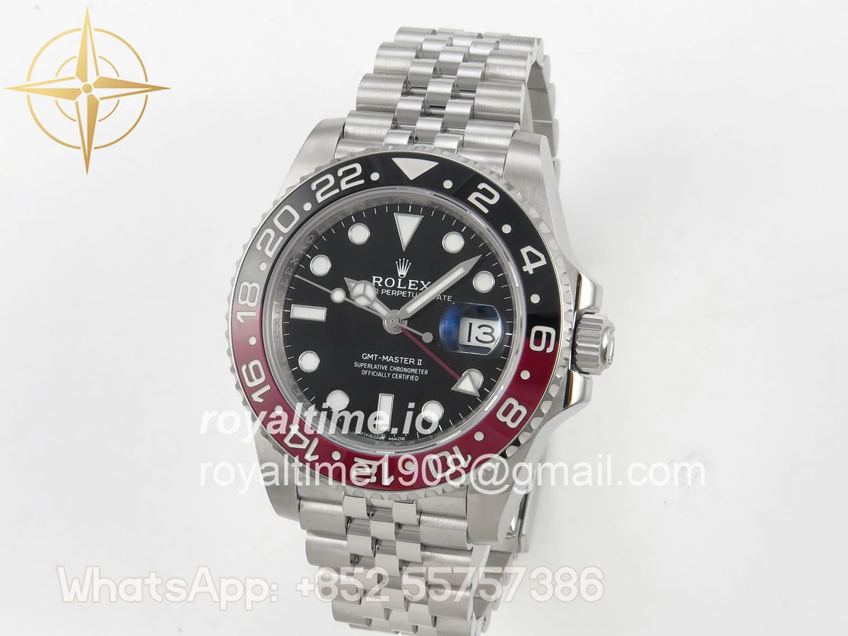 Rolex GMT-Master II 126710 Coke 904L Steel SCF Black Dial on Jubilee Bracelet SH3285 CHS - Image 3