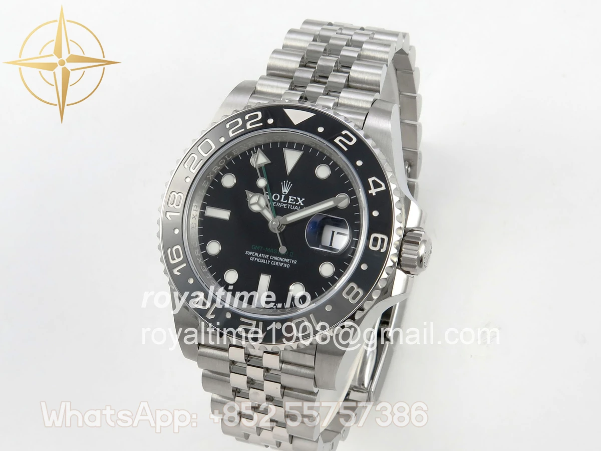 Rolex GMT-Master II 126710 GRNR 904L Steel ERF on Jubilee Bracelet JH3285 (Free Sprung) - Image 3