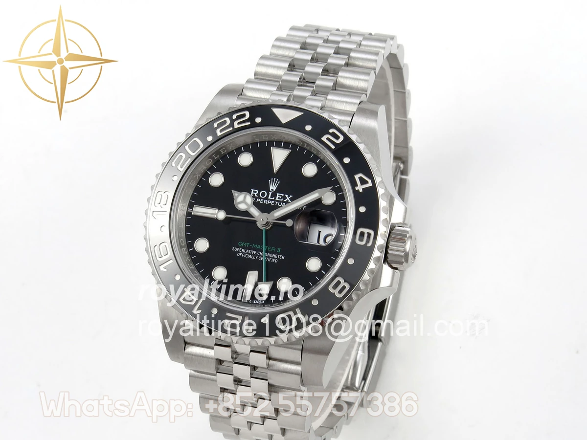 Rolex GMT-Master II 126710 GRNR 904L Steel RF on Jubilee Bracelet JH3285 - Image 3