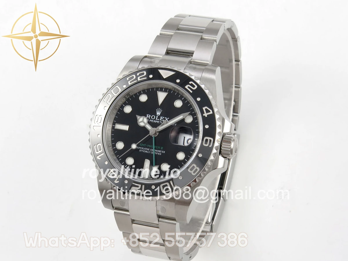 Rolex GMT-Master II 126710 GRNR 904L Steel RF on Oyster Bracelet JH3285 - Image 3