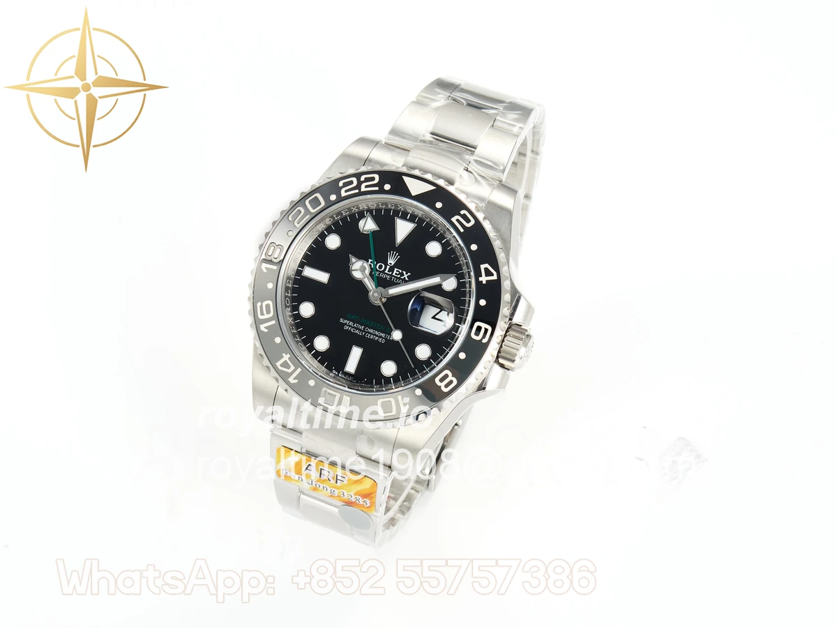 Rolex GMT-Master II 126710 GRNR Black/Gray Ceramic ARF on Oyster Bracelet DD3285 CHS V3 - Image 3